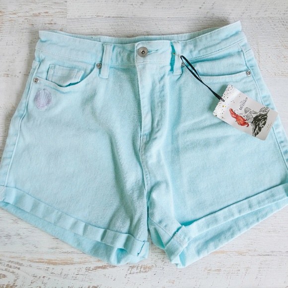 Her Universe Pastel Mint Little Mermaid Shorts